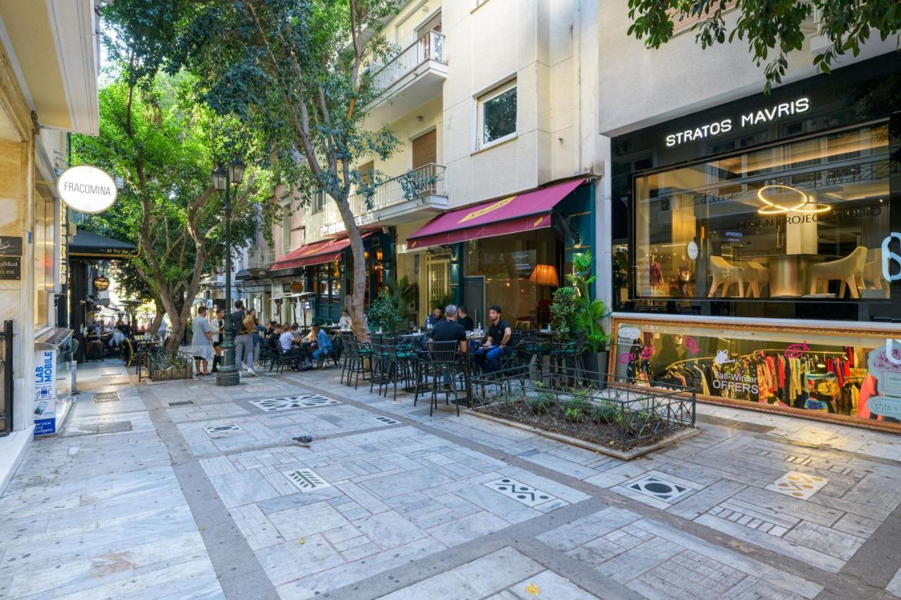 Hubstay - Kolonaki Central Luxury Suite In Athens - 5 Mins Walk To Syndagma, Ermou المظهر الخارجي الصورة